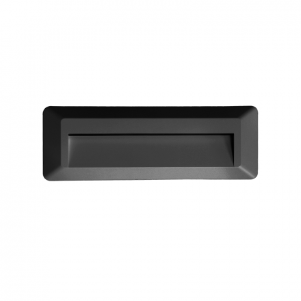 ACA Επίτοιχο Φωτιστικό Εξωτερικού Χώρου LED 2W SLIM32 IP65 Σκούρο Γκρι