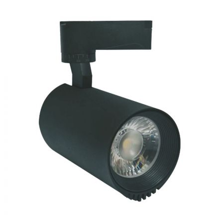 Spacelights LED Φωτιστικό Ράγας 2-LINE 20W COB Στρογγυλό