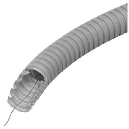 Domo Spiral Διαμορφώσιμος Σωλήνας Μεσαίου Τύπου 750N Με Ατσαλίνα Φ16 Γκρι
