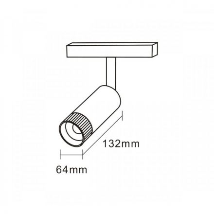 Spot Μαγνητικής Ράγας LED 12W CCT Λευκό Dimmable