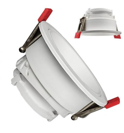 Spot Οροφής LED GU10 Στρογγυλό Πολλαπλής Επιλογής Λευκό