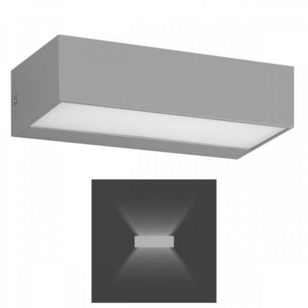 Απλίκα Εξωτερικού Χώρου LED 8W 3CCT - Γκρί