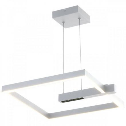 Κρεμαστό Φωτιστικό LED 24W 3000K Μέταλλο Λευκό 6888