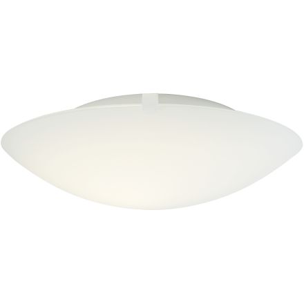 Πλαφονιέρα Standard LED E27 Γυαλί Λευκό IP20