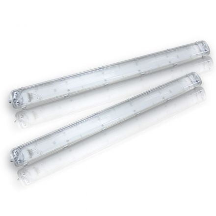 Φωτιστικό Οροφής για LED Τ8 Universal IP65 120cm