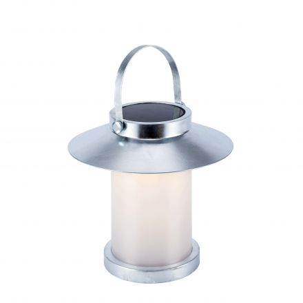 Ηλιακό Επίτοιχο Φωτιστικό Temple To-Go 30 LED 2W Galvanized IP54