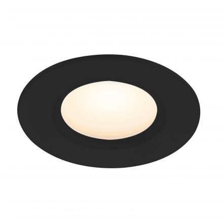 Χωνευτό Σποτ Tiaki LED 6.5W 2700K-4000Κ Πλαστικό Μαύρο IP65