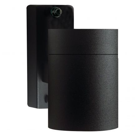 Επίτοιχο Φωτιστικό Tin Single LED GU10 Μέταλλο Μαύρο IP54