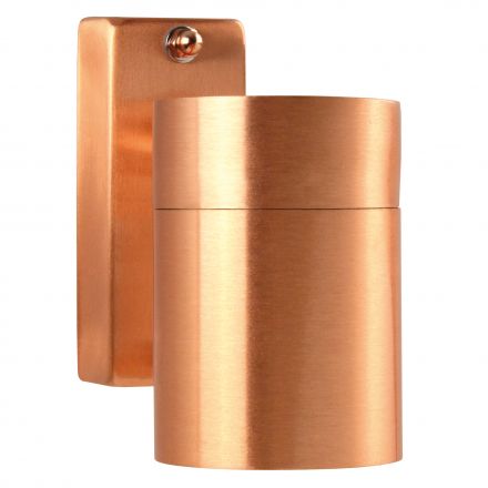 Επίτοιχο Φωτιστικό Tin Single LED GU10 Copper IP54
