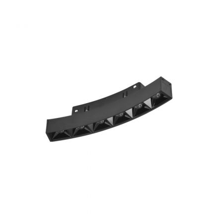InLight Γραμμικό Φωτιστικό LED 6W 3CCT για Curved Μαγνητική Ράγα Μαύρο D:19x2,2x2,5cm (TMC0031-Black)