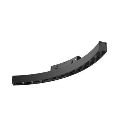 InLight Γραμμικό Φωτιστικό LED 12W 3CCT για Curved Μαγνητική Ράγα Μαύρο D:34x2,2x2,5cm (TMC0041-Black)