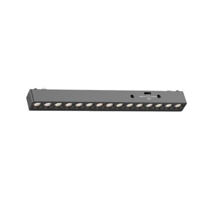 Inlight Φωτιστικό LED 15W 3CCT για Ultra-Thin μαγνητική Ράγα Μαύρο D:33,8X2,6X2,4cm (TMU0020-Black)