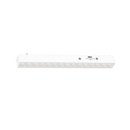 Inlight Φωτιστικό LED 15W 3CCT για Ultra-Thin μαγνητική Ράγα Λευκό D:33,8X2,6X2,4cm (TMU0020-WH)