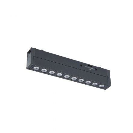 Inlight Φωτιστικό LED 20W 3CCT για Ultra-Thin μαγνητική Ράγα Μαύρο D:45X2,6X4,8cm (TMU0160-BL)
