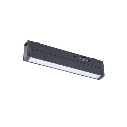 Inlight Γραμμικό Φωτιστικό LED 20W 3CCT για ultra thin Ράγα Μαύρο D:62X2,6X4,8cm (TMU0170-Black)