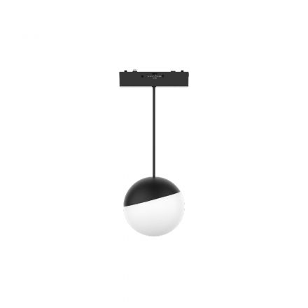 InLight Κρεμαστό Φωτιστικό LED 6W 3000K-6000K για Ultra-Thin Μαγνητική Ράγα Μαύρο D:10X10cm (TMZ0050-Black)