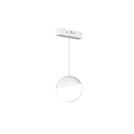 InLight Κρεμαστό Φωτιστικό LED 6W 3000K-6000K για Ultra-Thin Μαγνητική Ράγα Λευκό D:10X10cm (TMZ0050-White)