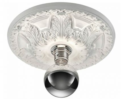 Trio Lighting Πλαφονιέρα LED 1xE27 Γύψινο LILLY