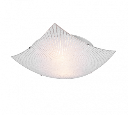 Trio Lighting Απλίκα Τοίχου LED 2xE27 ELISA Μέταλλο/Γυαλί