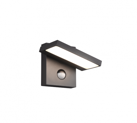 Trio Lighting Απλίκα Τοίχου Κινούμενη HORTON LED 8W Με Αισθητήρα Κίνησης IP54