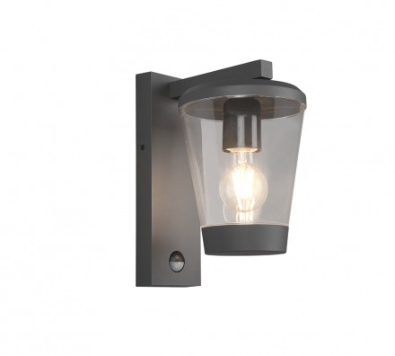 Trio Lighting Απλίκα Τοίχου Με Αισθητήρα Κίνησης CAVADO 1xE27 LED IP44