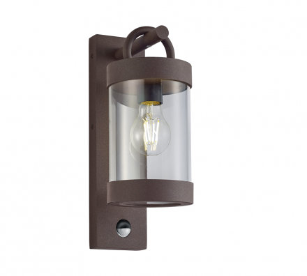 Trio Lighting Απλίκα Τοίχου Με Αισθητήρα Κίνησης SAMBESI 1xE27 LED IP44
