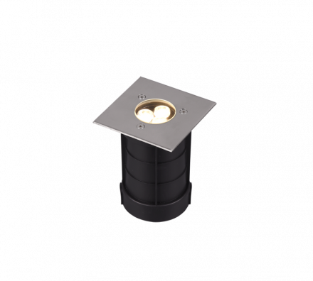 Trio Lighting Belaja Στεγανό Τετράγωνο Φωτιστικό Προβολάκι LED 3W