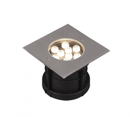 Trio Lighting Belaja Στεγανό Τετράγωνο Φωτιστικό Προβολάκι LED 9W