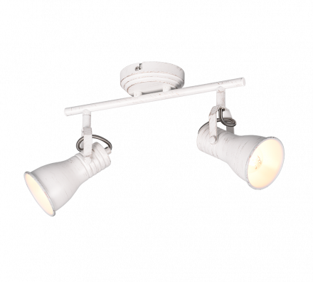 Trio Lighting Επίτοιχο Διπλό Σποτ LED 2xE14 STEAM Μεταλλικό