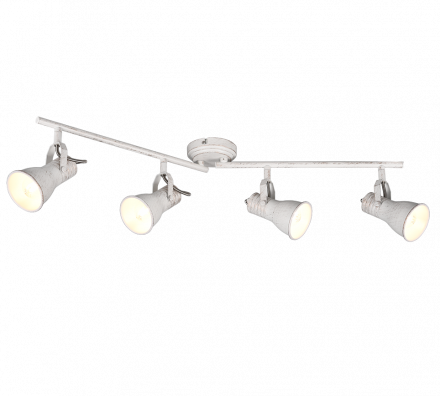 Trio Lighting Επίτοιχο Τετραπλό Σποτ LED 4xE14 STEAM Μεταλλικό