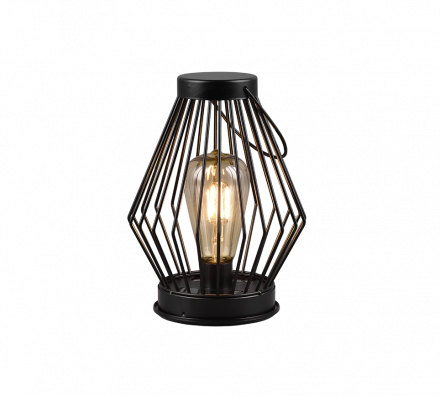 Trio Lighting Επιτραπέζιο Επαναφορτιζόμενο Ηλιακό Φωτιστικό LED MERIDA Μεταλλικό