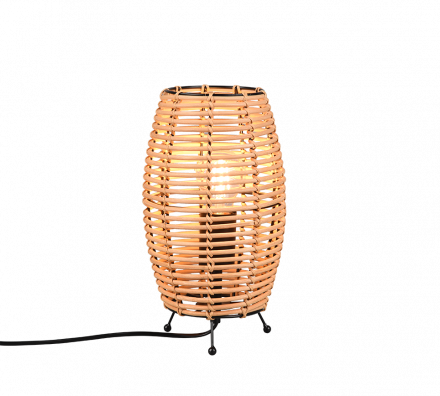 Trio Lighting Επιτραπέζιο Φωτιστικό LED 1xE27 INGA Rattan