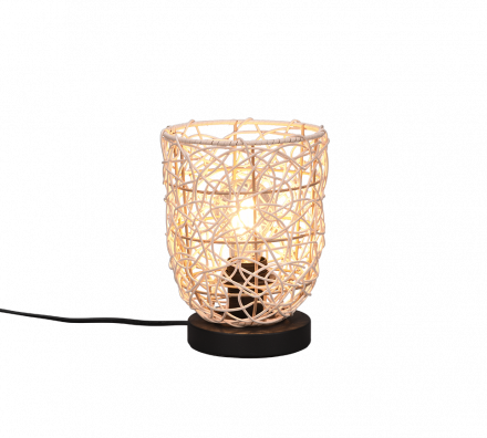 Trio Lighting Επιτραπέζιο Φωτιστικό LED 1xE27 LOVIS Rattan