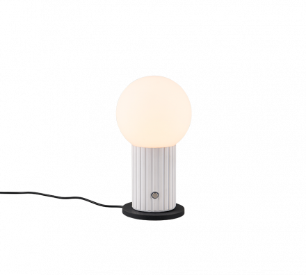 Trio Lighting Επιτραπέζιο Φωτιστικό LED 2W CCT TAURIS Μέταλλο-Γυαλί Λευκό Ματ
