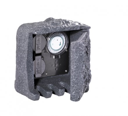 Trio Lighting Garden Διπλή Εξωτερική Πρίζα Ρεύματος Κήπου IP44