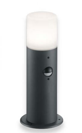 Trio Lighting Κολωνάκι HOOSIC LED 1xE27 IP44 Με Αισθητήρα Κίνησης