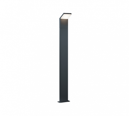 Trio Lighting Κολωνάκι Κήπου LED 8W PEATrio Lighting Ανθρακί IP54 100cm