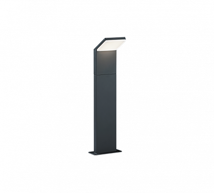 Trio Lighting Κολωνάκι Κήπου LED 8W PEATrio Lighting Ανθρακί IP54