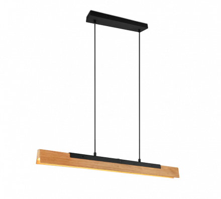 Trio Lighting Κρεμαστό Φωτιστικό LED 25W KERALA Ξύλο/Μέταλλο