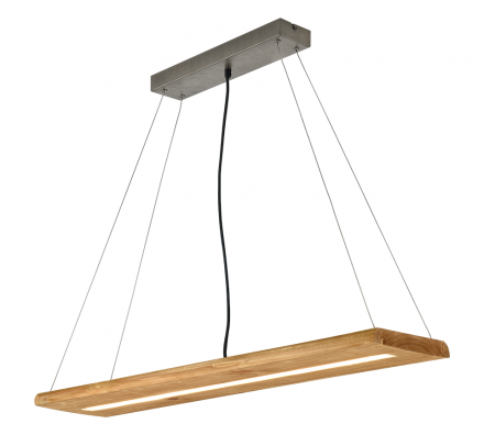 Trio Lighting Κρεμαστό Φωτιστικό LED 27W Ξύλο BRAD