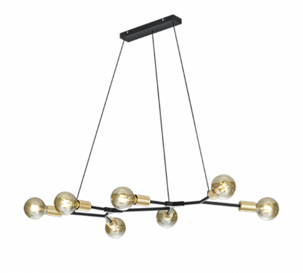Trio Lighting Κρεμαστό Φωτιστικό LED 7xE27 Μέταλλο CROSS