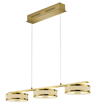 Trio Lighting Κρεμαστό Φωτιστικό LED 3x7.5W Μέταλλο AGENTO