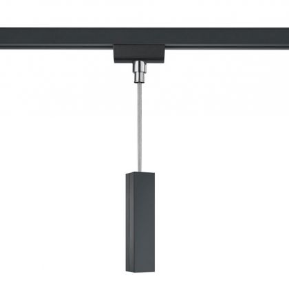Trio Lighting Ντίζα για Κρέμασμα Φωτιστικών Ράγας DUOLINE-Μαύρο