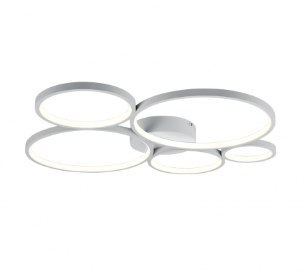Trio Lighting Πλαφονιέρα LED 49W Μέταλλο RONDO