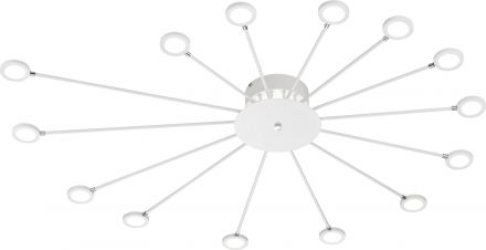 Trio Lighting Πλαφονιέρα LED 15x2.6W Μεταλλική PEACOCK