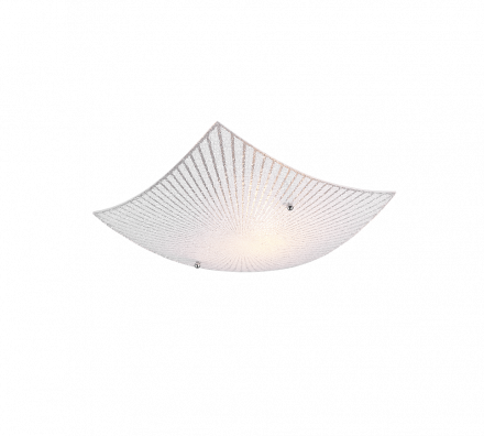 Trio Lighting Πλαφονιέρα LED 1xE27 ELISA Μέταλλο/Γυαλί