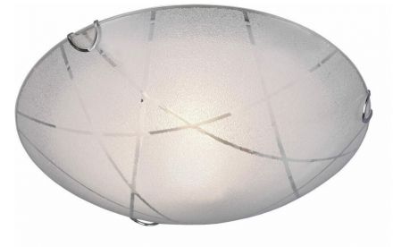 Trio Lighting Πλαφονιέρα LED 1xE27 Γυαλί SANDRINA Φ30