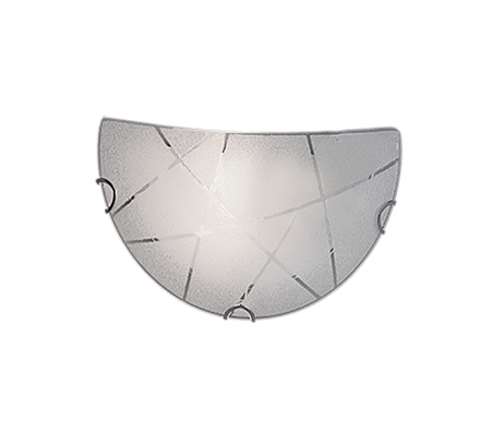 Trio Lighting Επίτοιχο Φωτιστικό 1xE27 Γυαλί SANDRINA