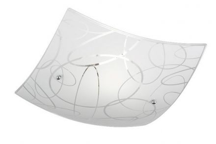 Trio Lighting Πλαφονιέρα LED 1xE27 Γυαλί SPIRELLI