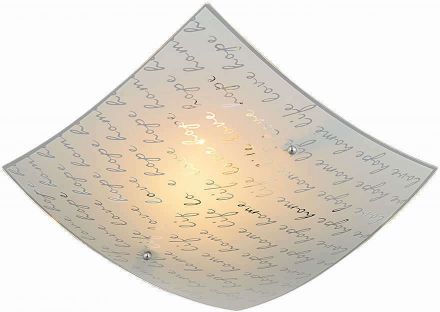 Trio Lighting Πλαφονιέρα LED 1xE27 Μέταλλο/Γυαλί SIGNA